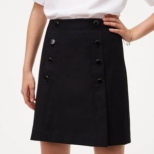LOFT Black Sailor Skirt